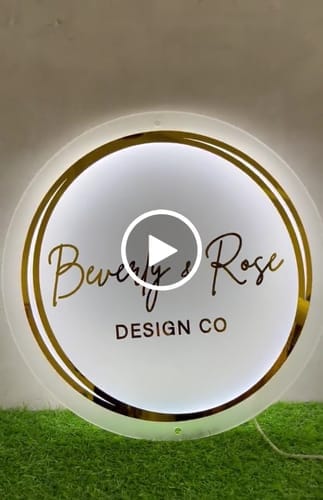 Customer photo review of ACRYLIC BACKLIT