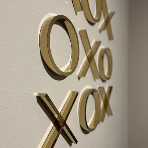 Customer photo review of ACRYLIC STOREFRONT SIGNS