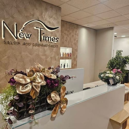 Customer photo review of ACRYLIC STOREFRONT SIGNS